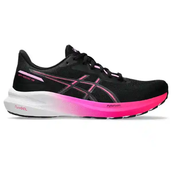 Asics Zapatos Gt-1000 13 Mujer Negro 6 1012B663-005