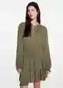 Vestido Khaki Khaki Talla 22 Teen Niñas Mango