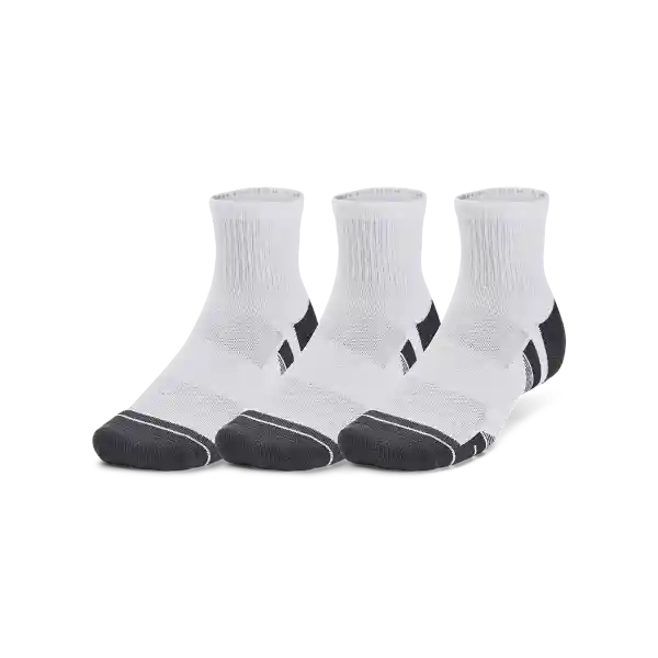 Under Armour Calcetines Qtr Hombre Blanco LG 1379510-100
