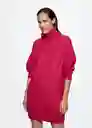 Vestido Taldora Fucsia Talla L Mujer Mango