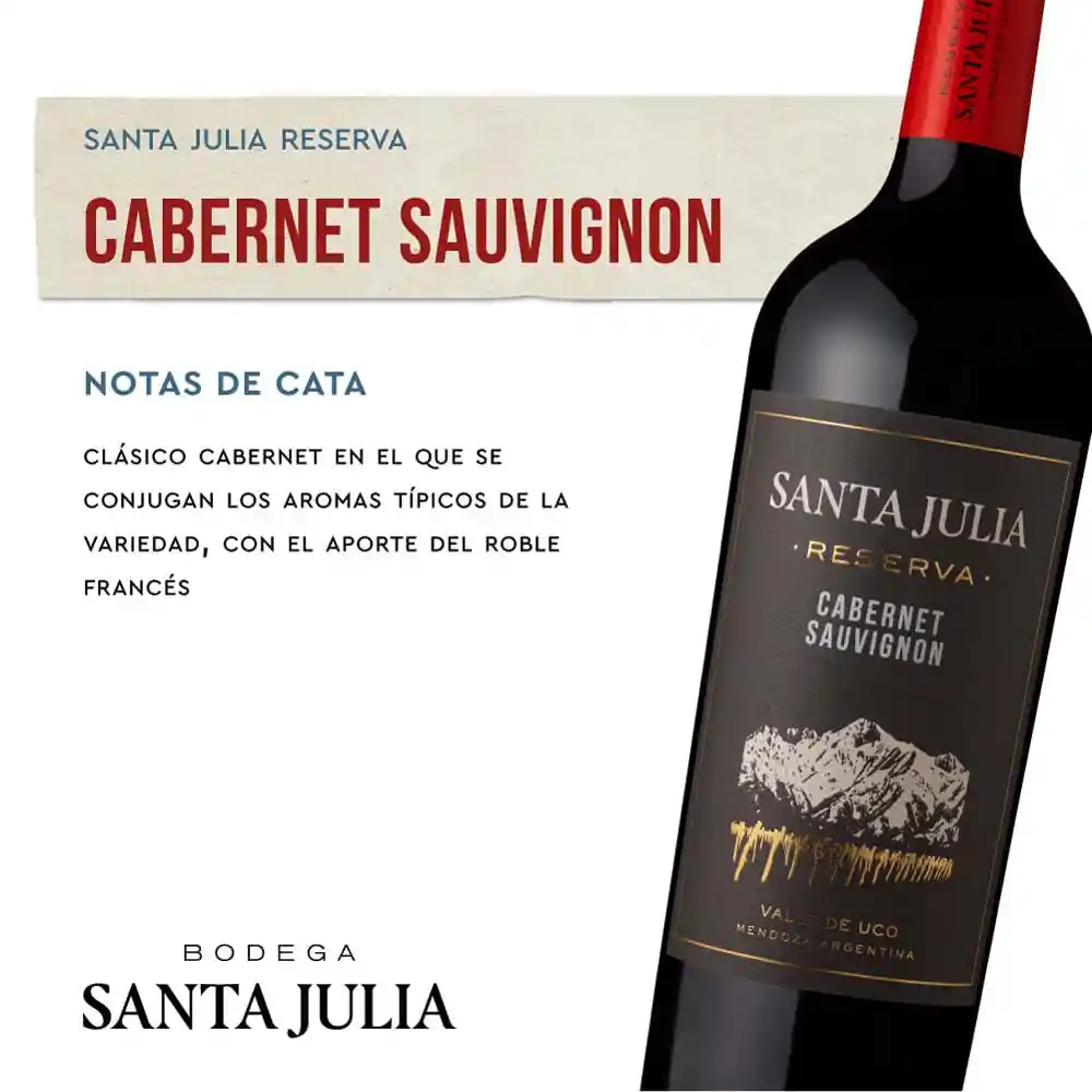 Santa Julia Vino Tinto Cabernet Sauvignon