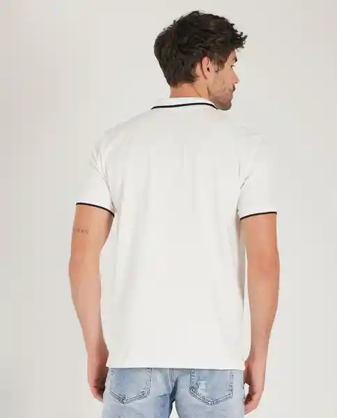 Camisa Polo Blanco Talla S Rifle190e001