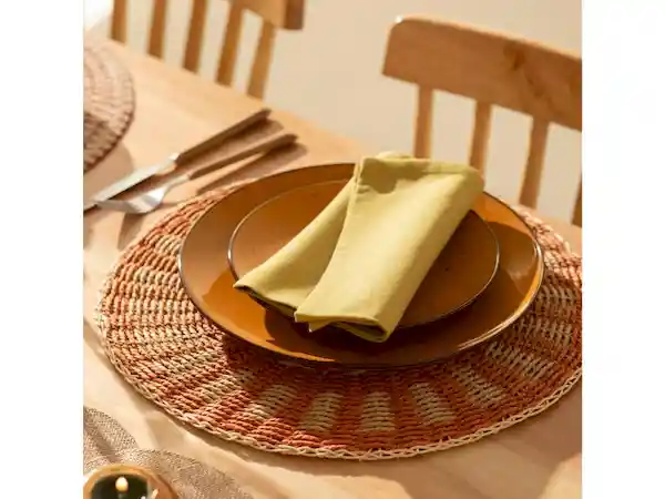 Set Servilletas Originales Ocre Casaideas