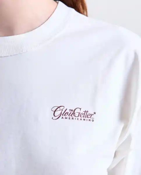 Camiseta Mujer Crudo Talla M 609G004_CRU110606 Americanino