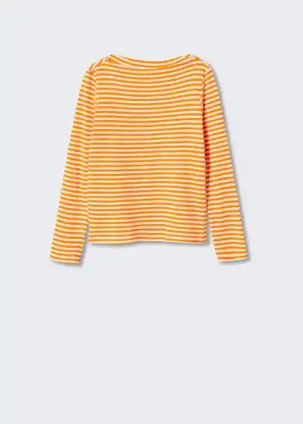 Camiseta Saco Naranja Talla S Mujer Mango