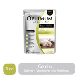 11 x Optimum Alimento Humedo Para Gatos