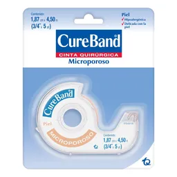 Cure Band Cinta Micropore Piel 1.87 cm x 4.5 m