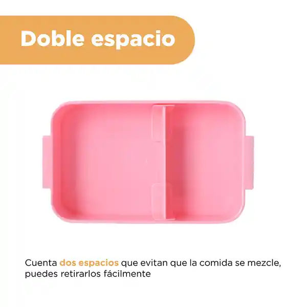 Contenedor Para Alimentos de Serie Mis Pastelitos Rosa Miniso