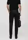 Pantalón Dublino Negro Talla 44 Hombre Mango