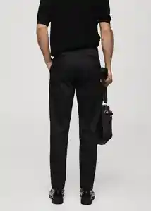 Pantalón Dublino Negro Talla 44 Hombre Mango