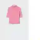 Camiseta Liloman Rosa Talla S Mujer Mango