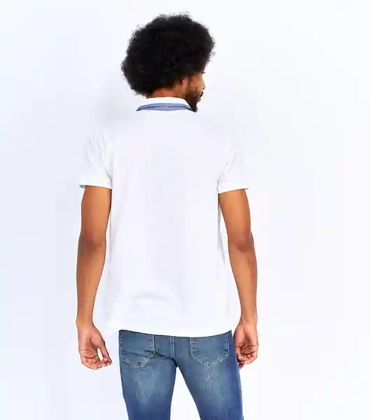 Girbaud Camiseta Polo Blanco Talla M 109877