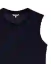 Camiseta Top Knitted Azul Dark Ultraoscuro T. L Chevignon