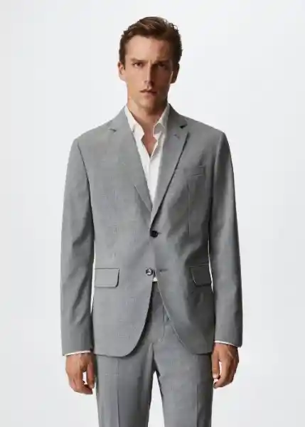 Traje Formal Americana Brasilia Gris Talla 52 Hombre Mango