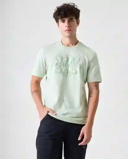 Camiseta Hombre Verde Talla M 842G003_VER130111 Americanino