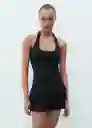 Vestido Giuseppe Negro Talla M Mujer Mango