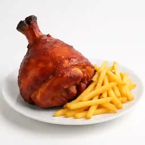 Pierna Pernil con Papas