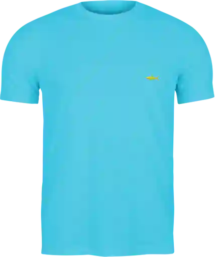 Camiseta Hombre Azul Clara Talla L Salvador Beachwear