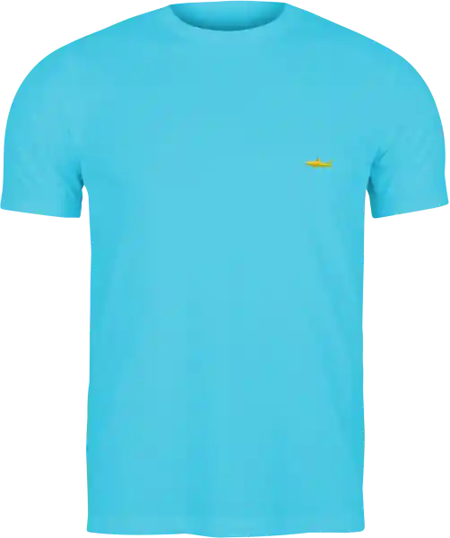 Camiseta Hombre Azul Clara Talla L Salvador Beachwear