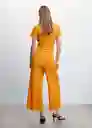 Pantalón Amura-H Naranja Talla XL Mujer Mango