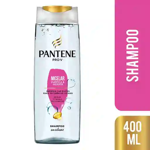 Shampoo Pantene Pro-V Micelar Purifica y Hidrata Champu 400 ml