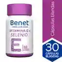 Benet Vitamina E + Selenio en Cápsulas Blandas