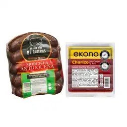 Combo Morcilla Antioqueña + Chorizo de Res y Cerdo