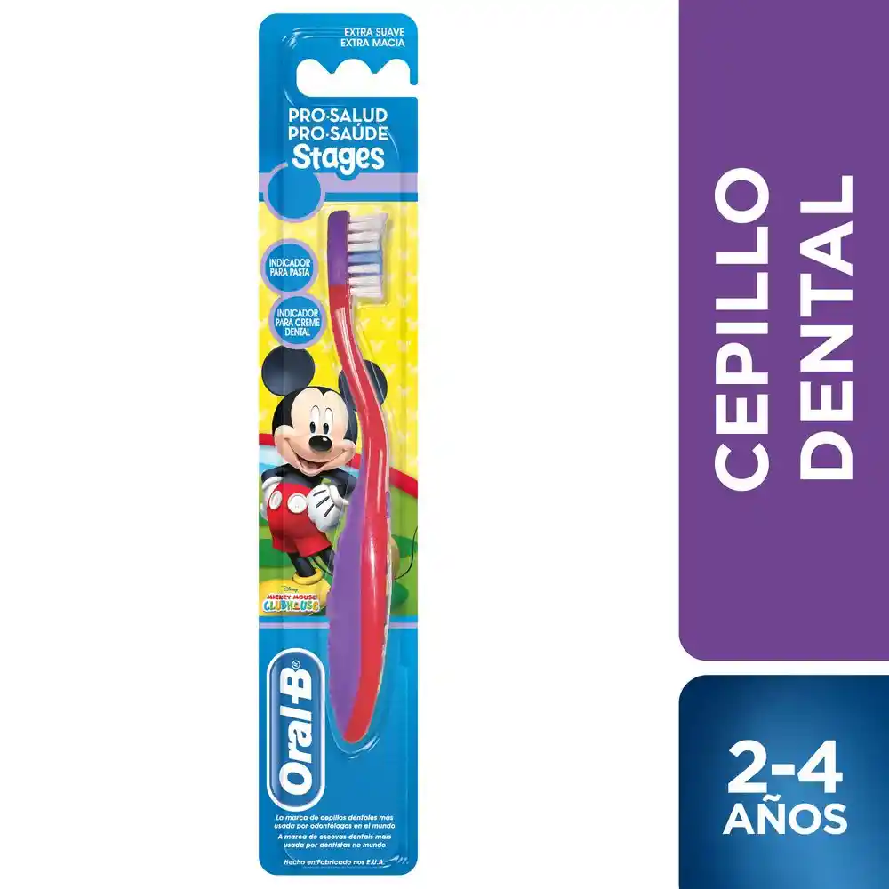 Oral-B Pro-Salúd Stages Mickey Mouse Cepillo Dental 1 Unidad