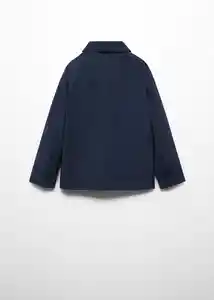 Chaqueta Parka Fernando Navy Talla 07 Niños Mango