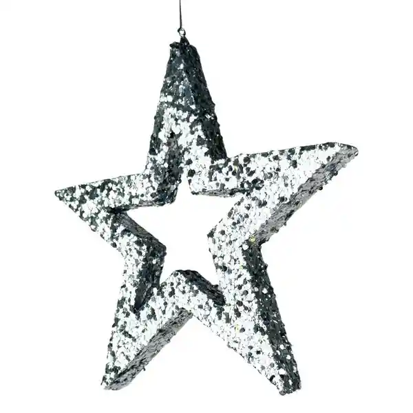 Estrella Decorativa Plateado 1301900856 Finlandek