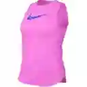 Nike Polera One Swsh Hbr Tank Rosado Para Mujer Talla L