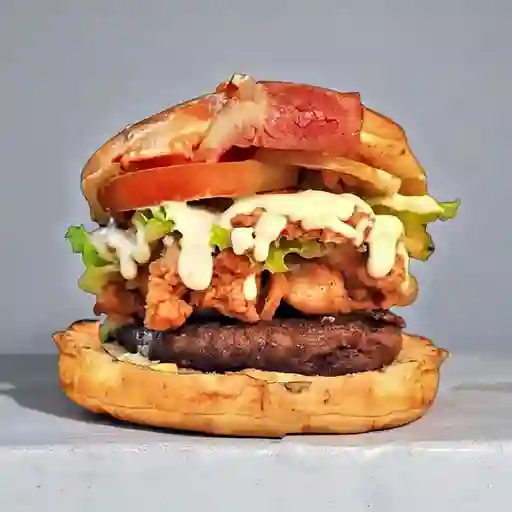 Hamburguesa Colombiana + Papas a la Francesa