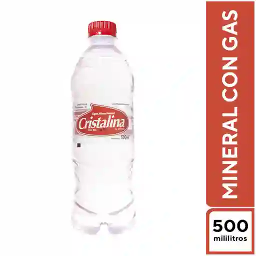Cristalina Mineral Con Gas 500 ml