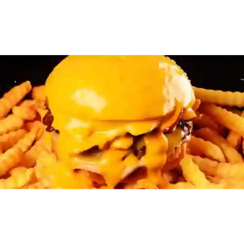 Hamburguesa Cheddar Res