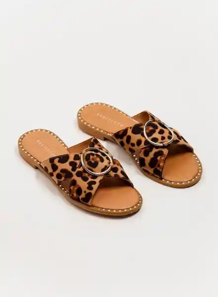 Sandalias Plana Mujer Animal Print T. 38 Arkitect