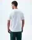 Camiseta Hombre Blanco Talla L 849F002 Americanino