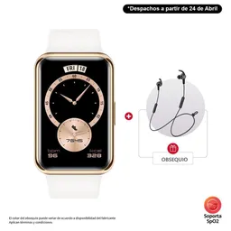 Huawei Kit Watch Fit Elegant Blanco + Audífonos AM61