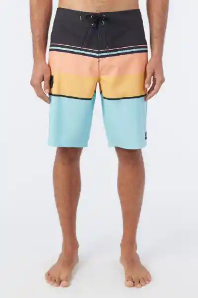 Short Boardshort Lennox Stripe 21 Agua Marina Talla 32 Oneill