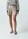Short Mujer Beige Humus Medio 8 551G372 Naf Naf
