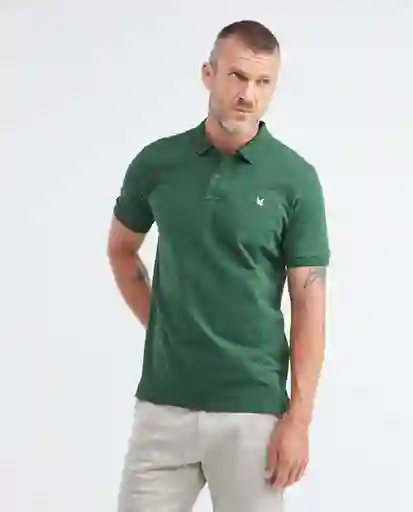 Camiseta Polo Verde Denso Ultraoscuro Talla M Chevignon