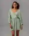 Vestido Mujer Verde Talla S Rifle