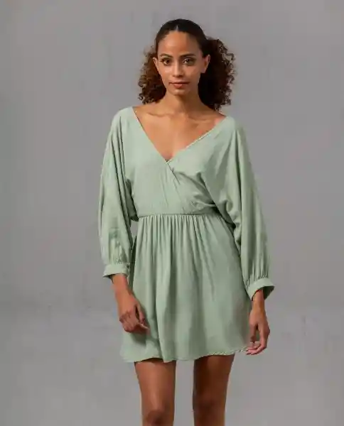 Vestido Mujer Verde Talla S Rifle