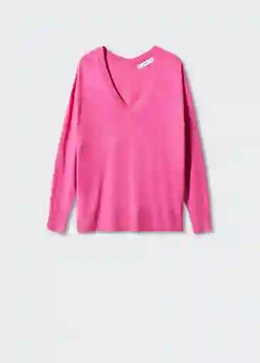 Saco Jersey Lombia Fucsia Talla S Mujer Mango