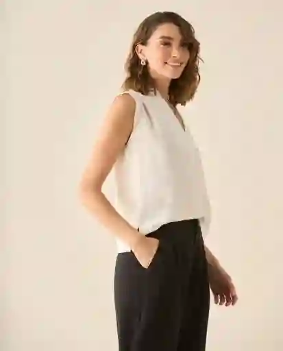Camisa Blanco Radiante Claro Talla L 113G002 Esprit