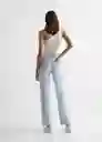 Pantalón Jean Straight Bleach Talla 18 Mango Teen Girl Mango