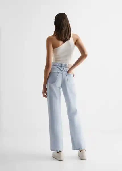 Pantalón Jean Straight Bleach Talla 18 Mango Teen Girl Mango