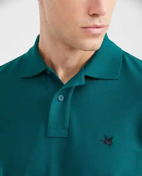Camiseta Polo Clasic Verde Pluvisilva Ultra Oscuro S Chevignon