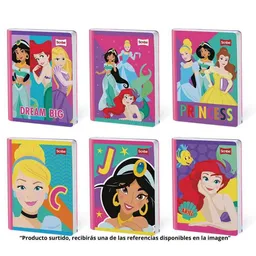 Scribe Cuaderno Cosido Princesas 100 Hojas Cuadriculado