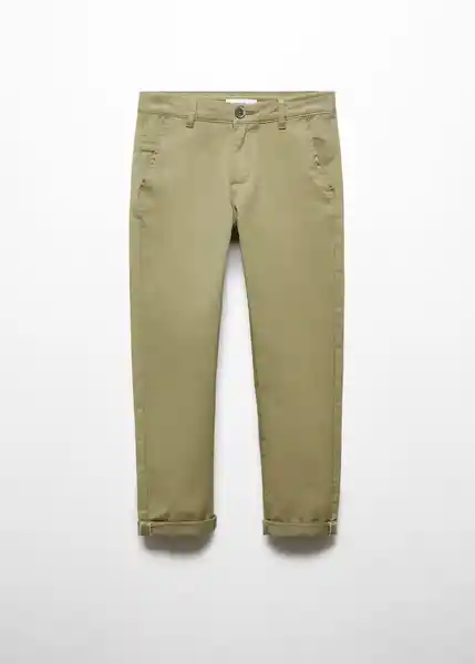 Pantalón Piccolo5 Niños Oliva Talla 12 Mango