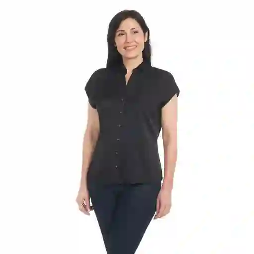 Carolina Belle Camisa de Manga Corta Para Mujer